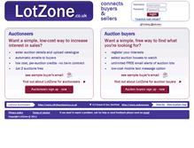 Tablet Screenshot of lotzone.co.uk